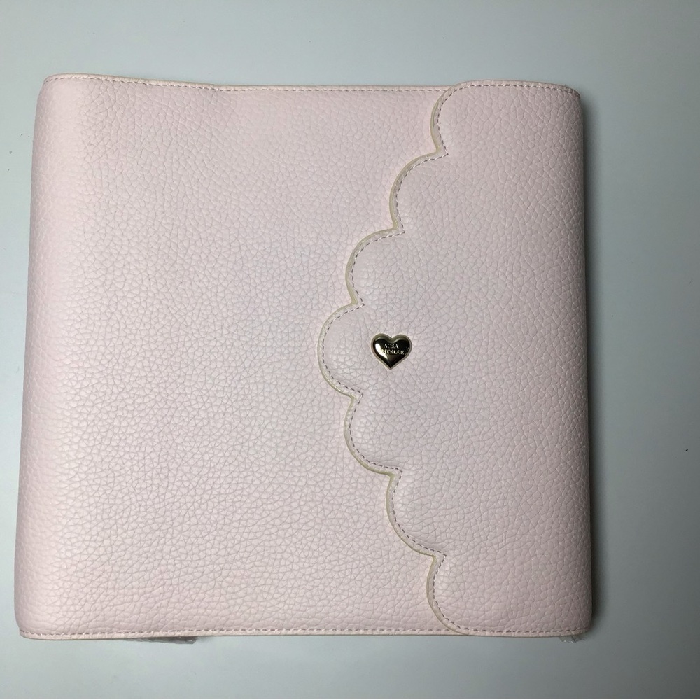 New Aura Estelle Cloud planner with inserts -pink blush and gold hardware